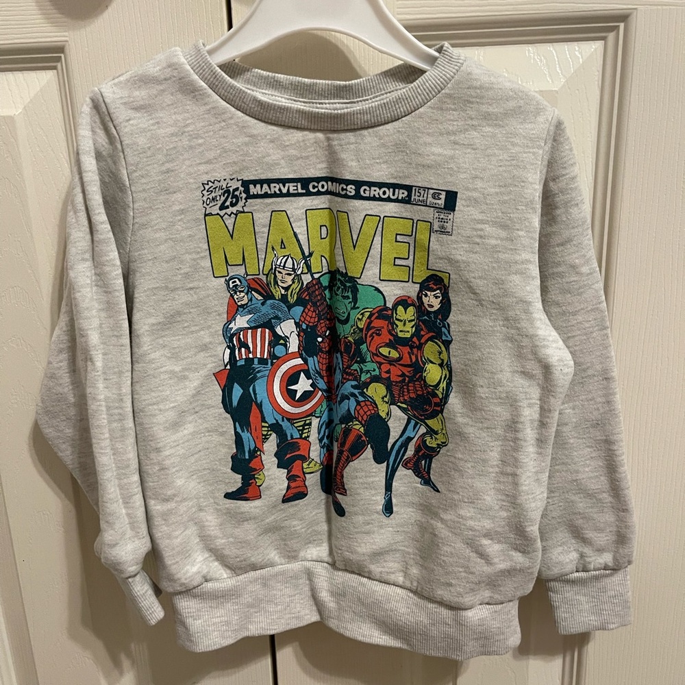 Toddler Boys Marvel Sweatshirt - 4T